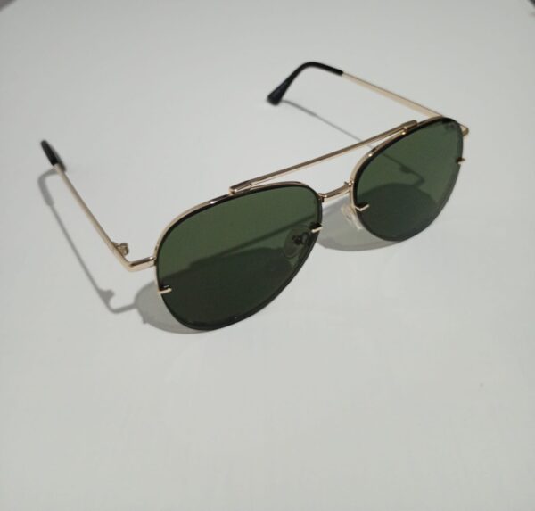 Óculos de Sol Aviador Metal Verde - Image 4
