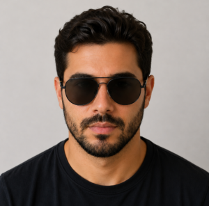 Óculos de Sol Polarizado Aviador com Lentes TAC