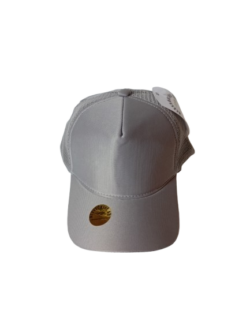 Boné Trucker Telinha Cinza Claro