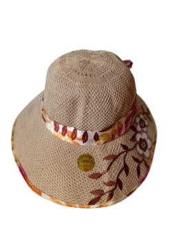 Chapéu Feminino com Estampa Florado.